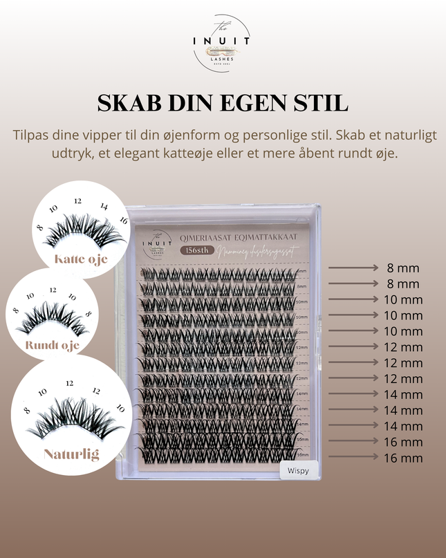 Natural vipper sæt