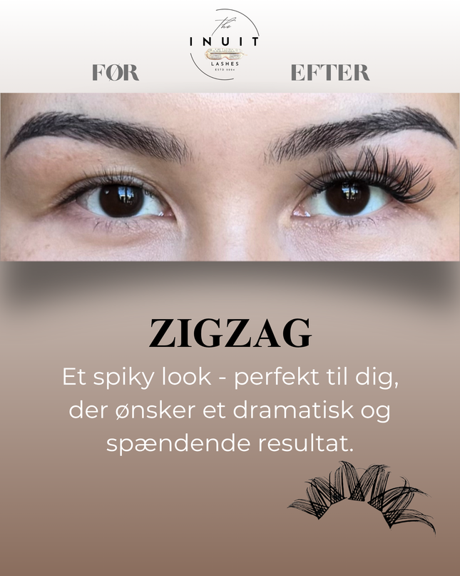 Zigzag/Volumen vipper sæt