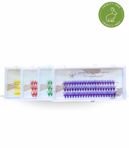 Mini farvede vipper