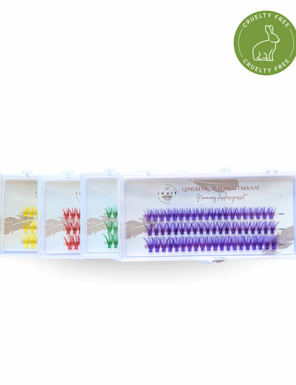 Mini farvede vipper
