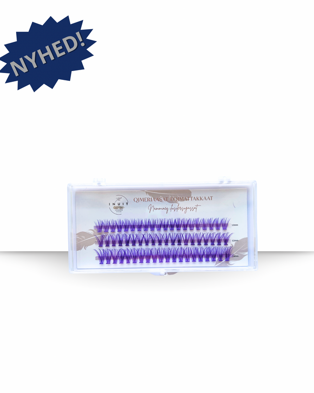 Mini farvede vipper