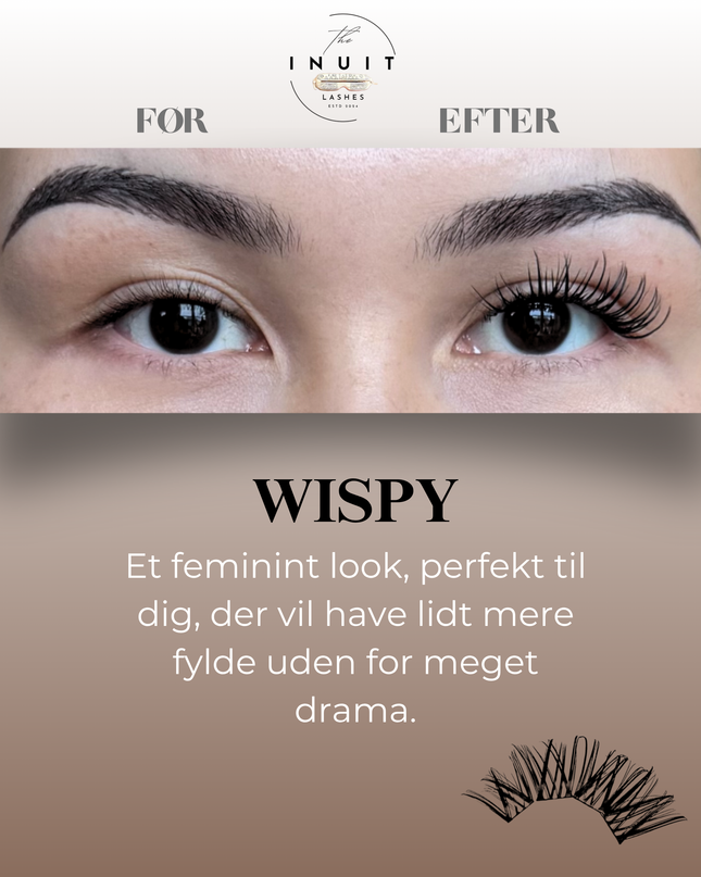 Natural/Wispy vipper sæt