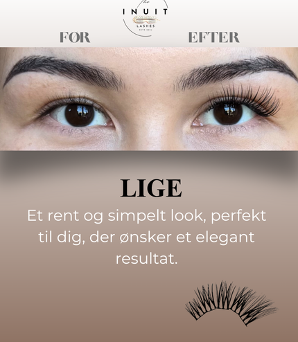 Lige/Pjusket vipper