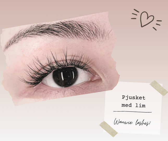 Pjusket med lim